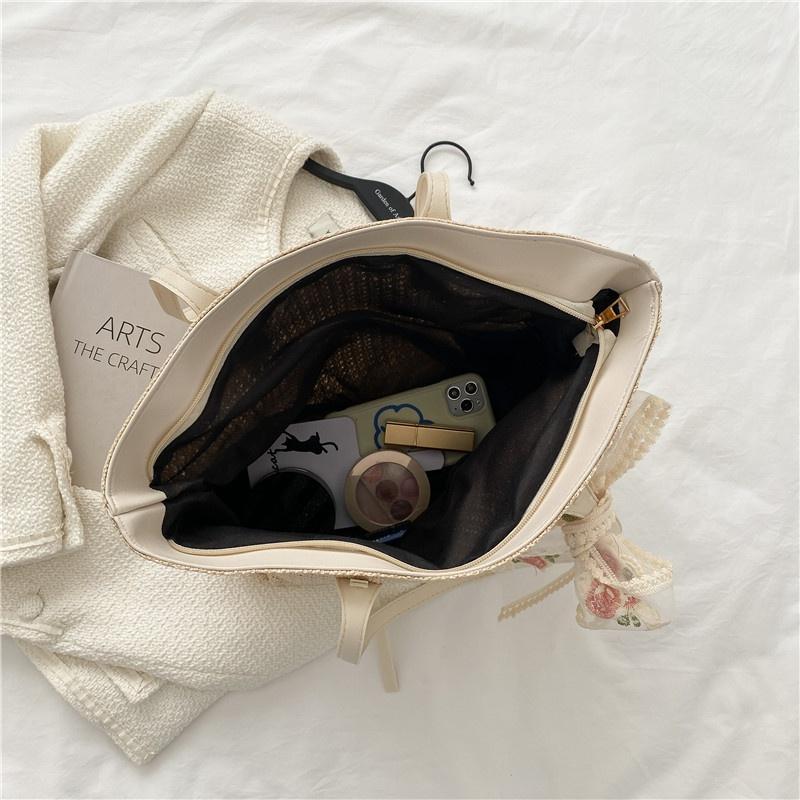 work tote bolsa with zipper