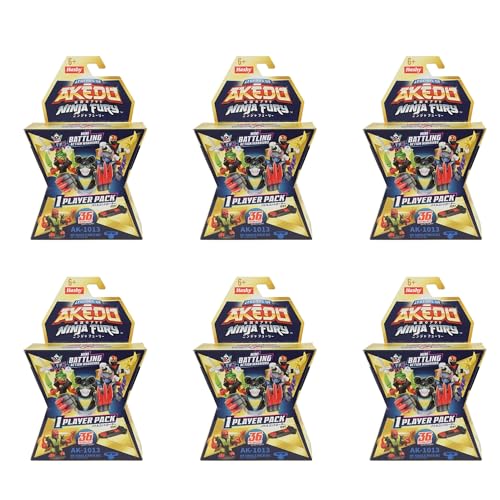 AKEDO S7 S8 NINJA FURY Battle Figures (Set of 6)