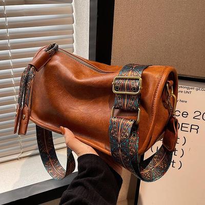 Vintage Shoulder Bag For Women PU Leather Pillow Bag Luxury Style Crossbody Bag Lady Messenger Bag Ladies Tote Purse CLE