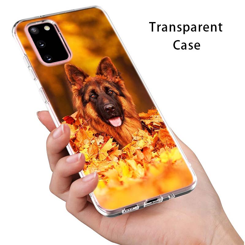 German Shepherds Dogs For Samsung Galaxy S22 Pro S21 S20 FE Ultra S10 S10E Lite S9 S8 Plus S7 S6 Edge Soft Phone Case