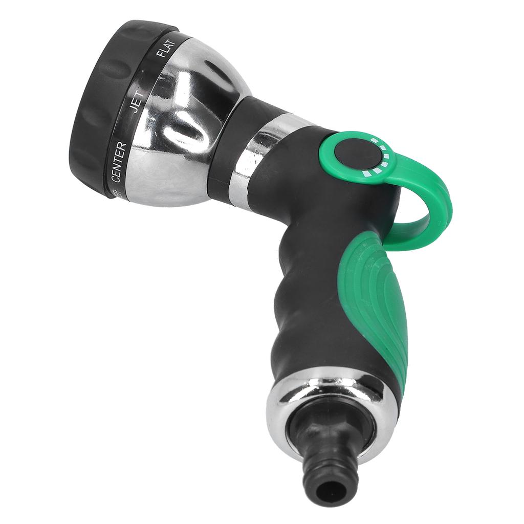 Garden Hose Spray Nozzle AntiSlip 8 Adjustable Patterns Water Sprayer Quick Connector Set(G3/4 )