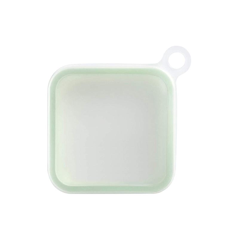 Silicone Sandwich Toast Bento Box With Handle Portable Sandwich Storage Box Food Container Snack Box Lunch Box Sandwich Containe