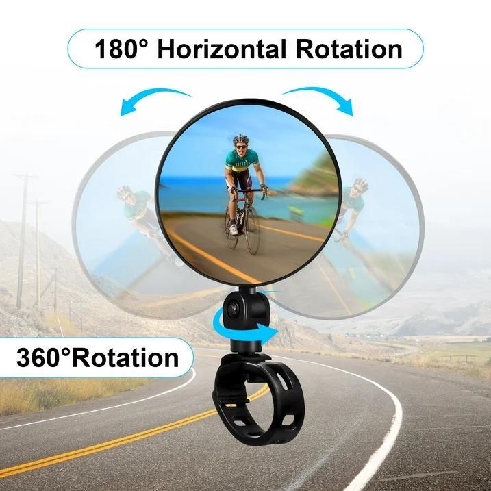 2/1pcs Bicycle Rearview Mirror Convex Mirror Mountain Bike Motorcycle  Rear View Mirrors Accessories 2025 New