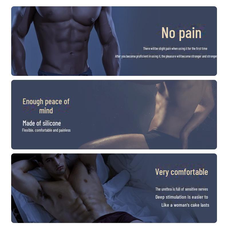 Jiuai Horse Eye Stick - Wearable Male SM Toy for Anal Stimulation & Masturbation Training