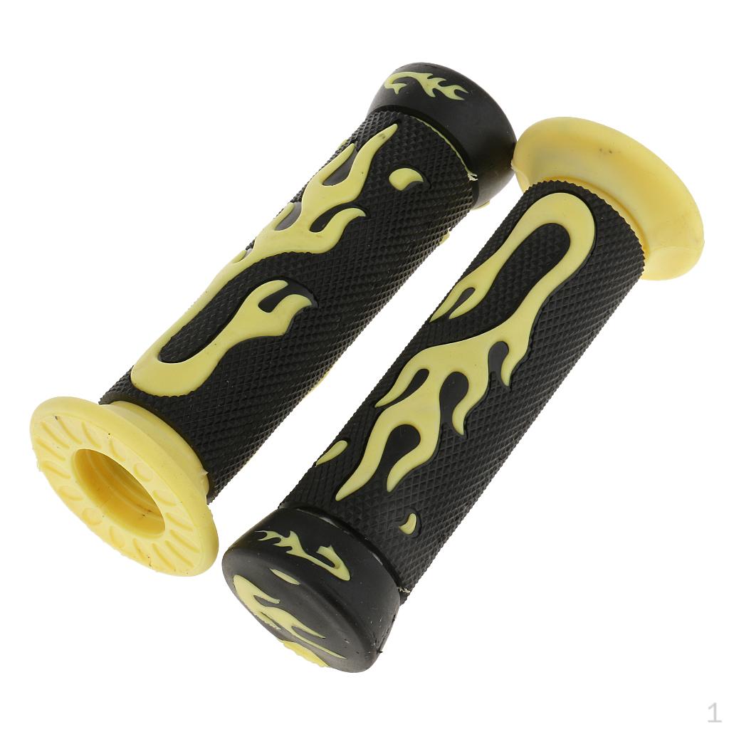 

/8 Motorcycle Handlebar Rubber Grips жовтий