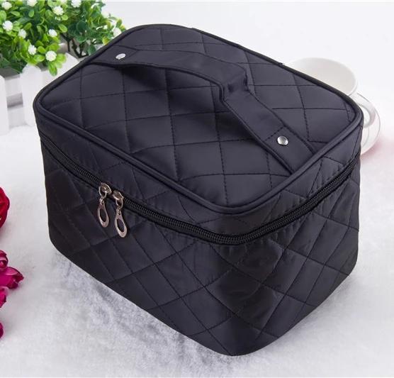 Cosmetic Box New Quilted Professional Cosmetic Bag Women's Large Capacity Storage Handbag Travel Toiletry Makeup Bag sac