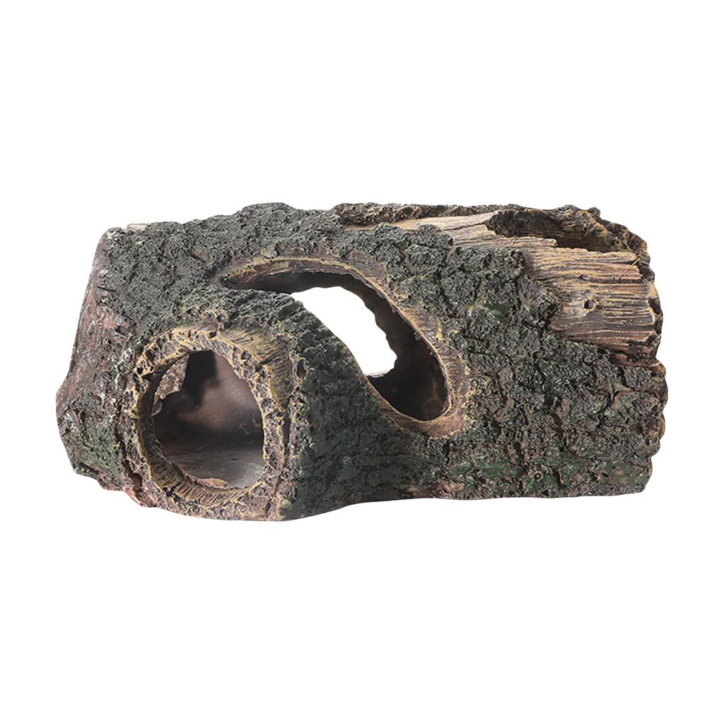 Vrak shnilého vědra. Potopené dřevo. Dům krevet. Krytý dům. Řemesla z pryskyřice. Dekorace akvária. Terénní úpravy akvárií