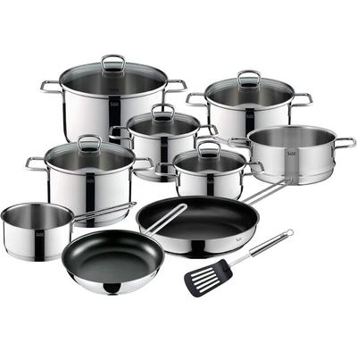 WMF Silit Alicante Saucepan Set, 10 Pieces (21.0930.4623)