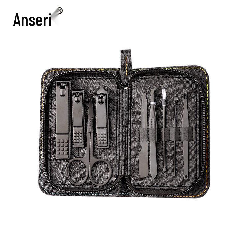Ansell 9-Piece Stainless Steel Manicure Pedicure Set
