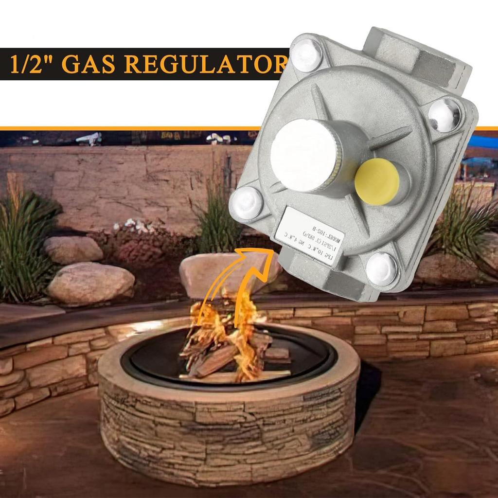 Gases Regulator Pressure Regulator Explosions Proof Valves Pressure Reducing Valves Metal Texture Suitable for Kitchen