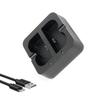 1Pc Dual-Port Battery Charger With LED Charging Status Indicator For Video Doorbell 2/3/3 Plus/4 Batteries