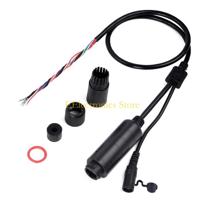 B03C PoE Splitter 48V To 12V POE Connectors Splitter Extender Injector IEEE802.3af POE Splitter Cable Replacement Part