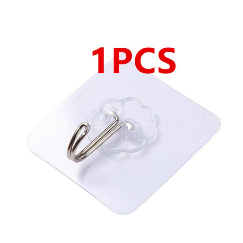 1/10/20/50/100 STÜCK Selbstklebende Haken Wandhaken Transparent Mehrzweckhaken Türschlüssel Handtuch Wandhaken Für Badezimmer Küche