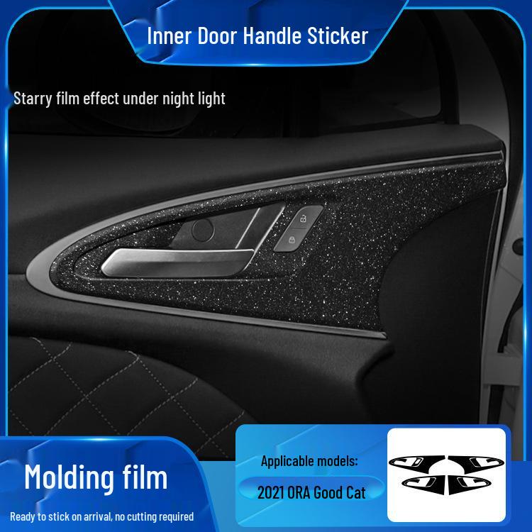 Starry Sky Film for ORA Black/Good Cat Interior Frosted Wrap Sticker Replacement