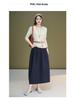 Autumn High Waist Lantern Skirt - Slim Fit, Elastic, Versatile Casual Half Skirt