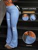 2026 Trendy High-Waist Stretchy Micro-Flare Jeans for Women