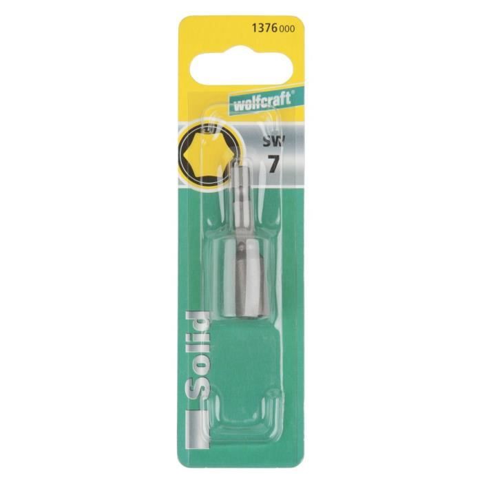 WOLFCRAFT 1 Douille SW 7,0, 50 Mm