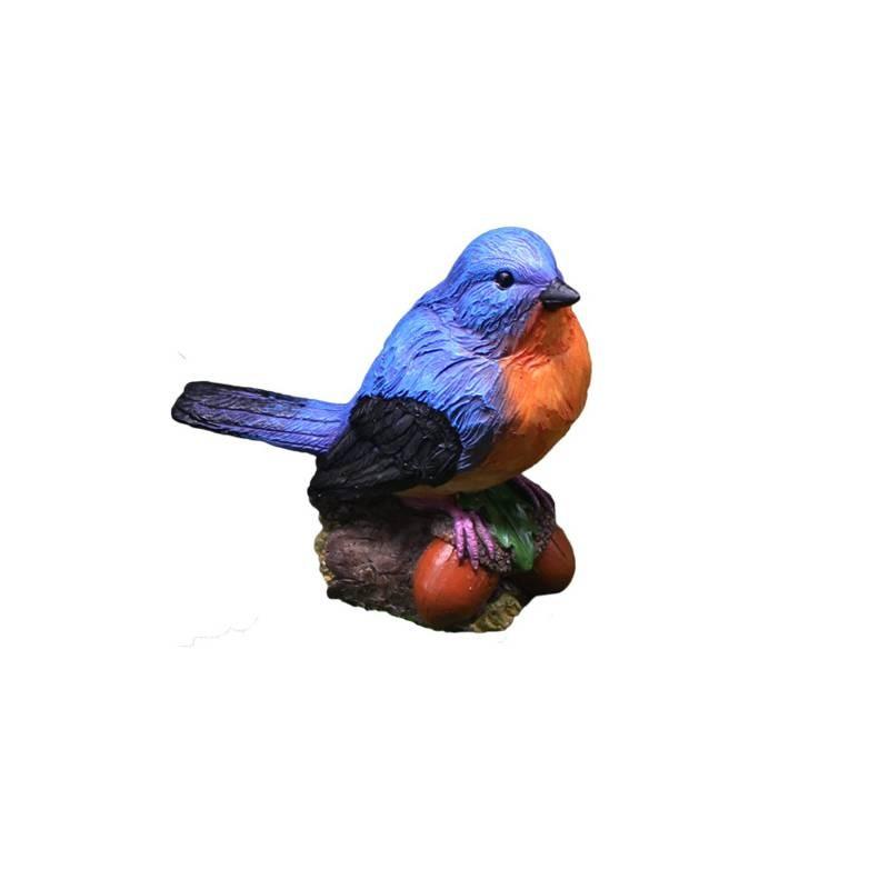 Model Bird Resin With Pinecone And Acorn For Memorial And Festive Gift Giving