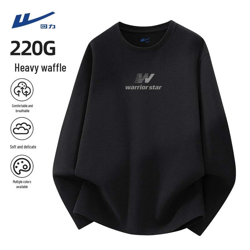 Warrior Men s Waffle Knit Long Sleeve T-shirt 4XL