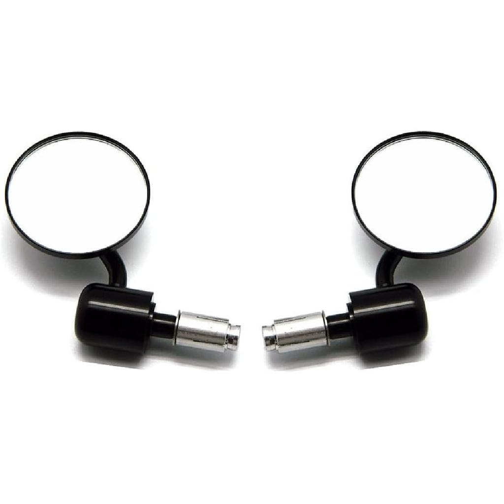 Benutzerdefinierte Motorrad CNC Lenkerendspiegel Rückspiegel Seitenspiegel 3" Rund 7/8" 22 mm Kompatibel mit Honda Yamaha Suzuki Kawasaki Aprilia Derbi Ducati