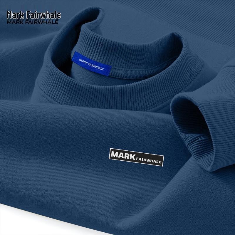 MARK FAIRWHALE Men's Heavyweight Round Neck Sweatshirt