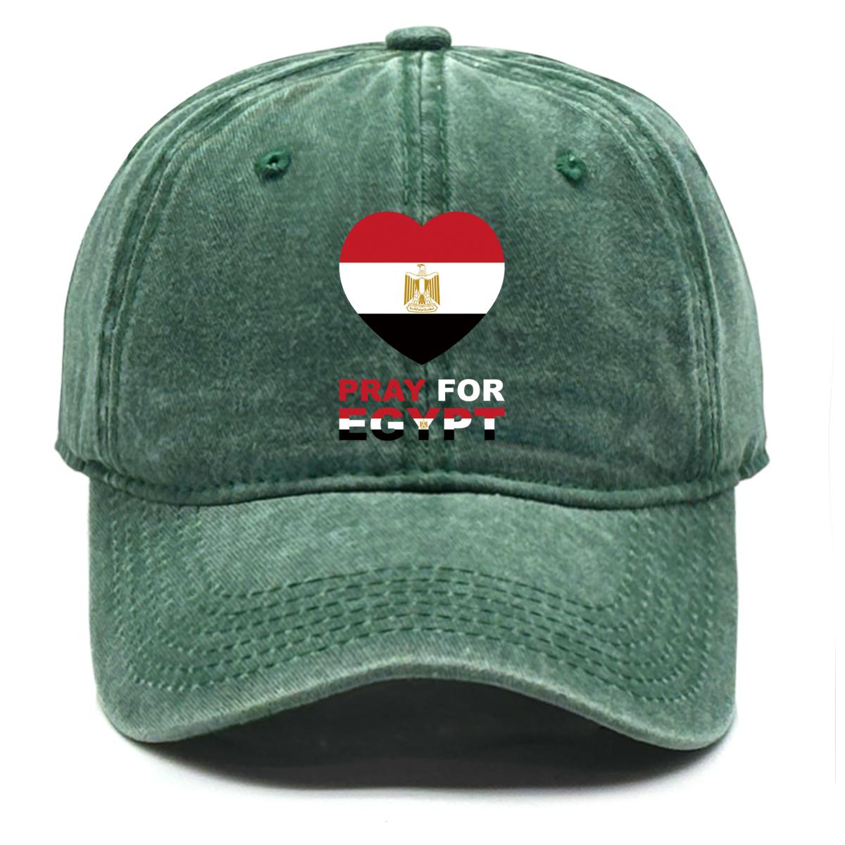 

Патриотичная бейсболка с принтом флага Египта в виде сердца, регулируемая бейсболка, плоская кепка, мягкий солнцезащитный козырек, выстиранная однотонная бейсболка as the picture зелёный