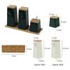 Qianxing Ceramic Seasoning Set with Oil & Vinegar Pots