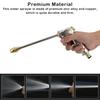 Metal Sprayer Car Washing Sprinkler Zinc Alloy Copper Cleaning Device Garden Drainer Water Saving Pressure Washer Drain Nozzle