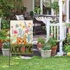 Spring Summer Floral Garden Flag 12x18 Inch Vertical Double Sided Colorful