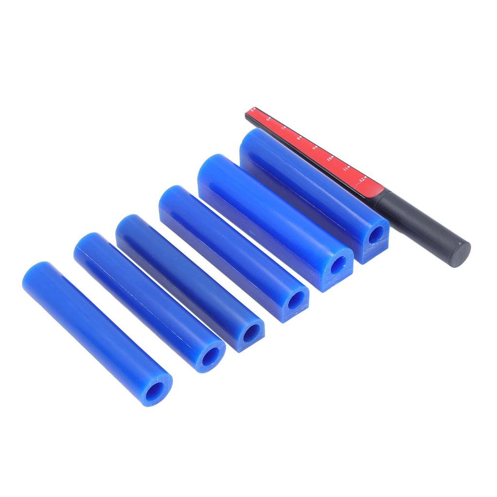 6Pcs Carving Wax Ring Tube Hard Casting Making Molding Material Kit with 1 Cutter
