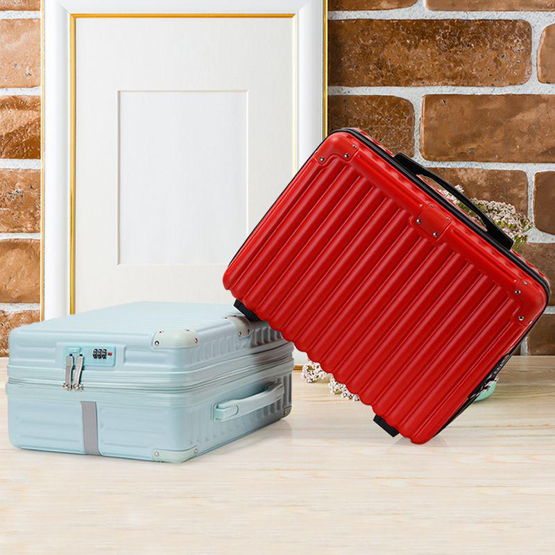 16palcový dámský kufr na kolečkách s 13palcovou kosmetickou a cestovní kabelkou