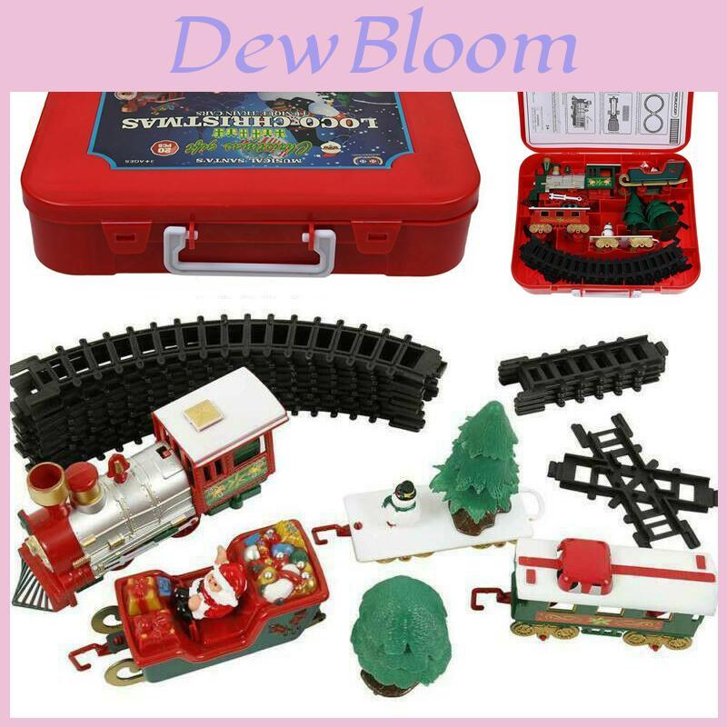 Vibrant Electric Led Musical Train And Track Set For Kids Christmas Gift Home Decor
