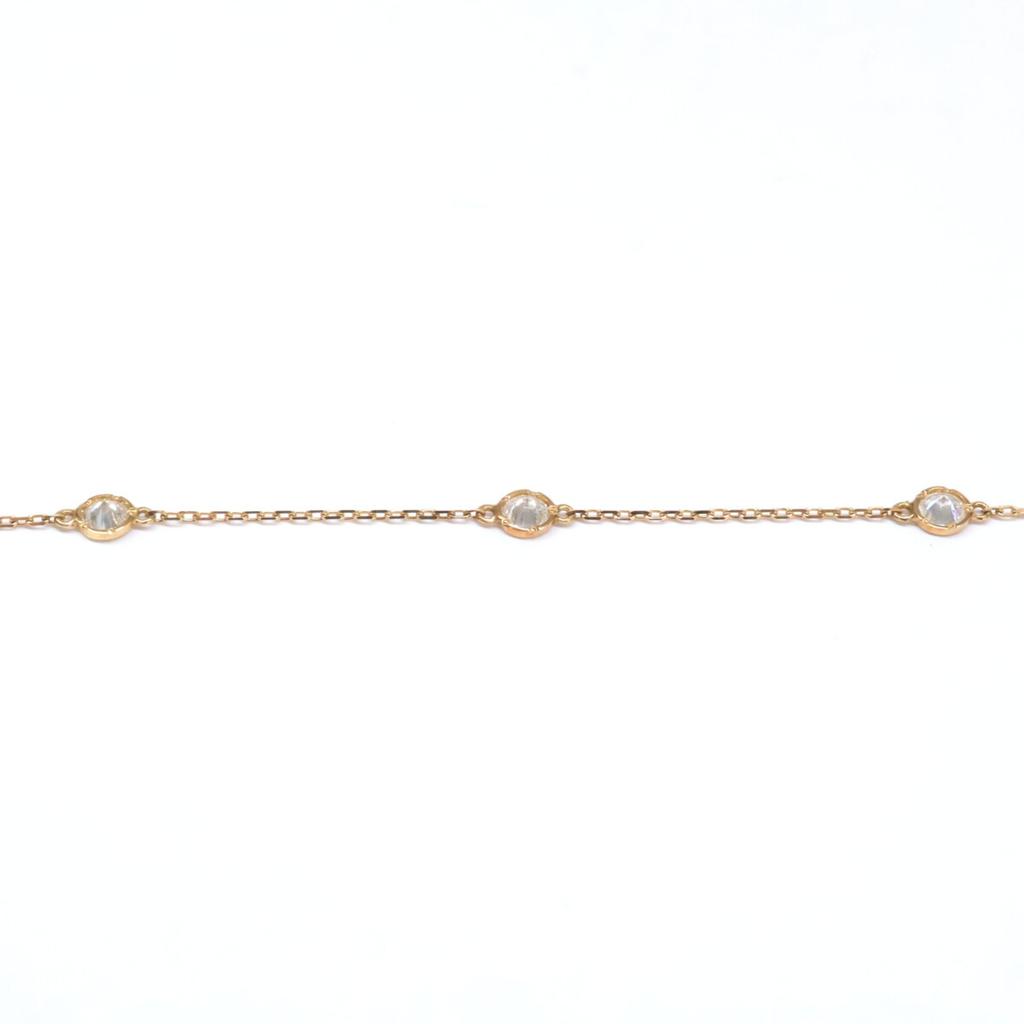 AHKAH [Excellent Condition] VC1064010400 K18 Nude Diamond Sunk Single Earring Earring Yellow GoldUsed