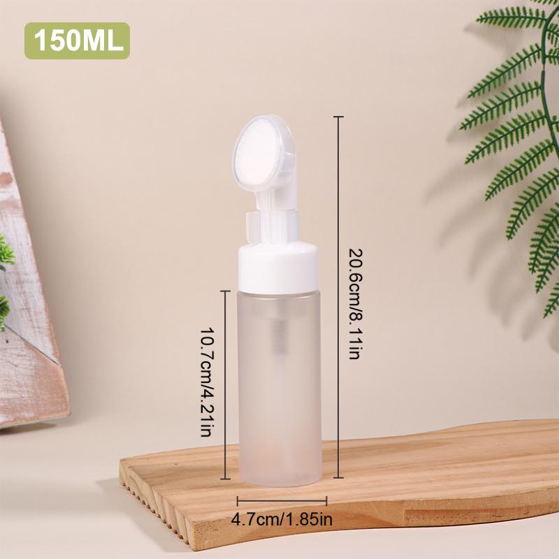100/120/150/200/250Ml Empty Facial Cleanser Mousse Foam Gel Head Wash Brush Foam Bottle Pressure Type Cleansing Milk Foaming