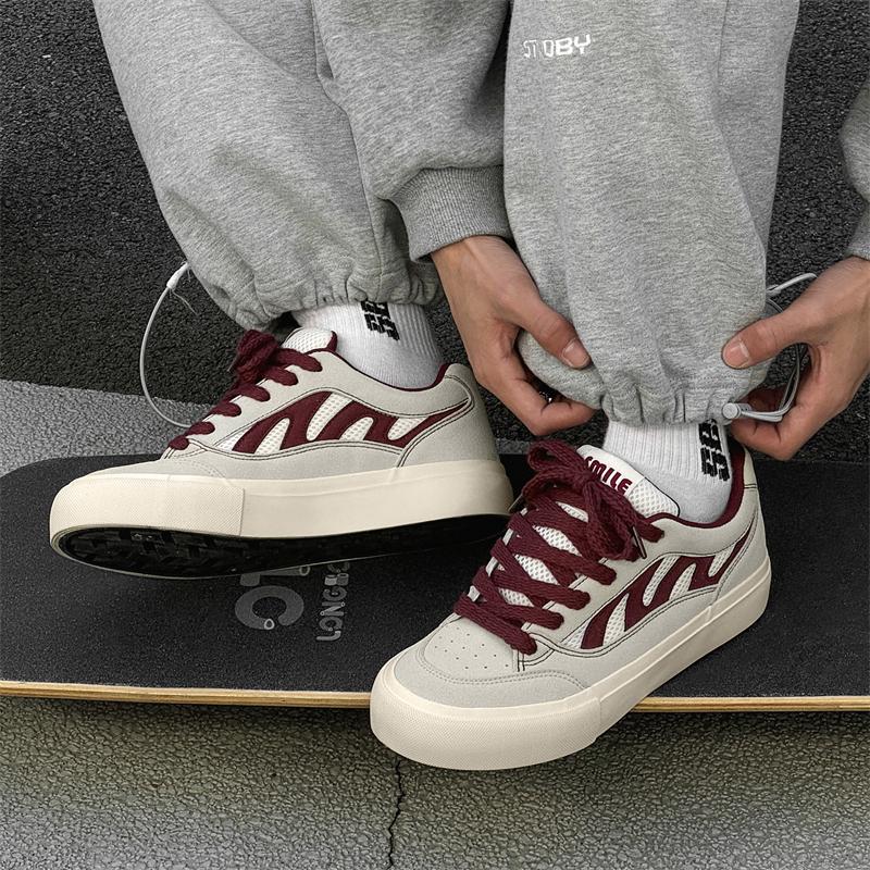 Men Platform Mens Skateboarding Shoes Fashion Skateboard Sneakers Non Slip Streetwear Casual Sports Tennis Platform Luxury Footw