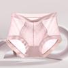 GUJIN Women's Seamless Lace Briefs with Antibacterial Cotton Crotch