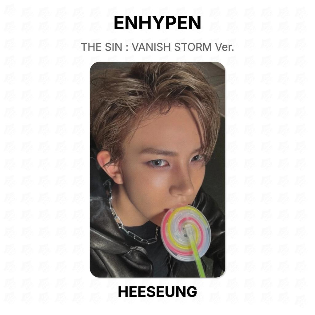 ENHYPEN THE SIN : VANISH STORM Ver. Official Photocard