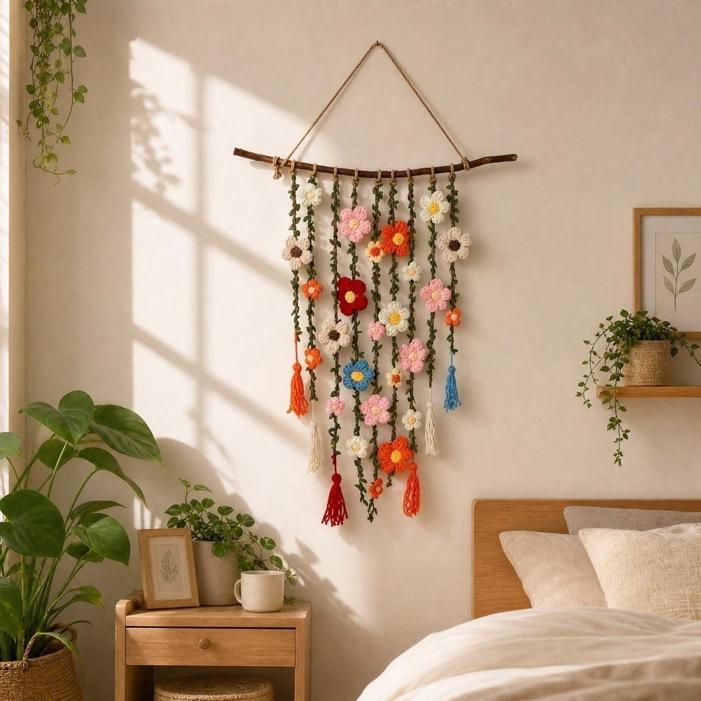 Floral Wall Hanging Decor