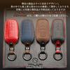 Genuine Leather Key Cover for Prius 50 Corolla and Corolla Cross New RAV4 50 and 20 Series Key Case 3 [smasol] Series, Touring, (Pre-facelift Models),