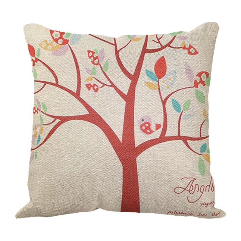 Line Pillow Cushion Cartoon Pillow Head of The Bed Sofa Waist Leaning On The Car Waist Pillow Pillow Cover Office Cushion Backrest Cushion