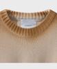 FFEFF STUDIO Vintage Washed Efro Logo Round Pullover (Beige)