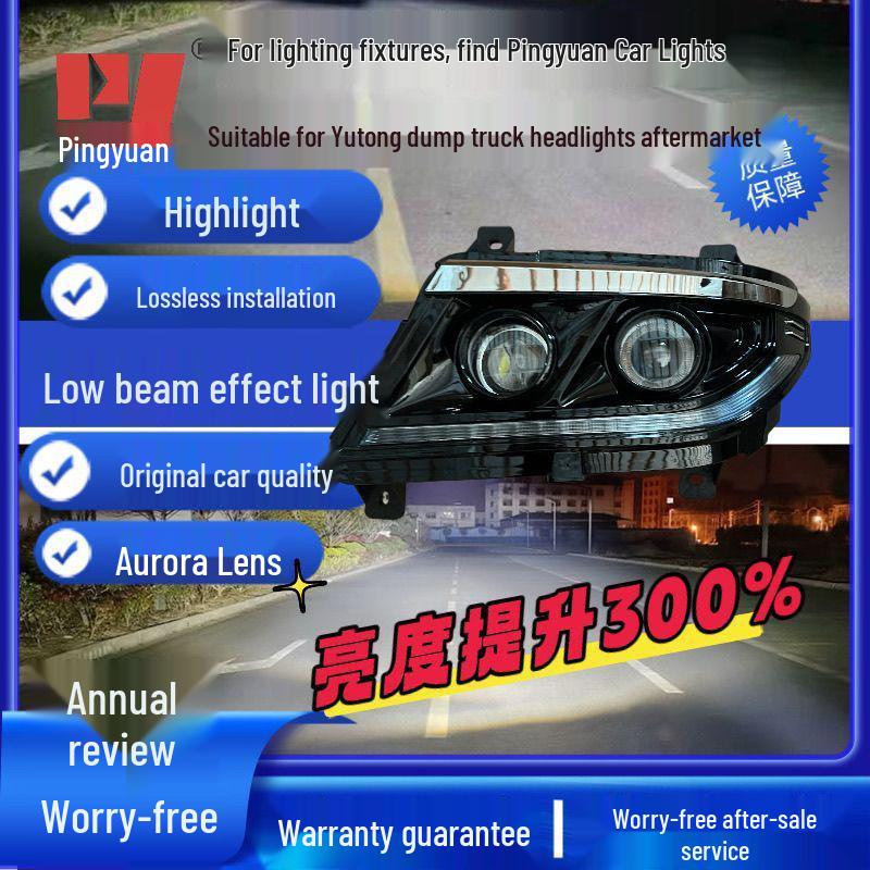 LED Front Headlight for Yutong 6772 New Energy Dump Truck