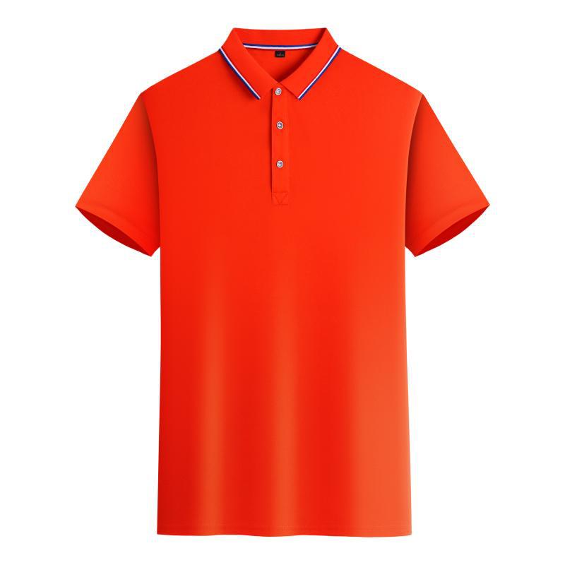 Summer Short Sleeved Polo Shirt Collar Short Sleeves Casual Fashionable Comfortable Solid Color Simple Men's Women's Polo Shirt