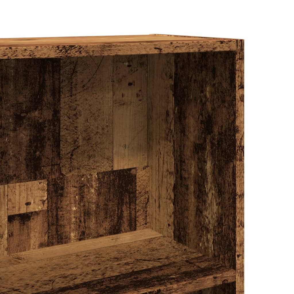 Vidaxl Regał, Stare Drewno, 40X24X143 Cm, Materiał Drewnopochodny