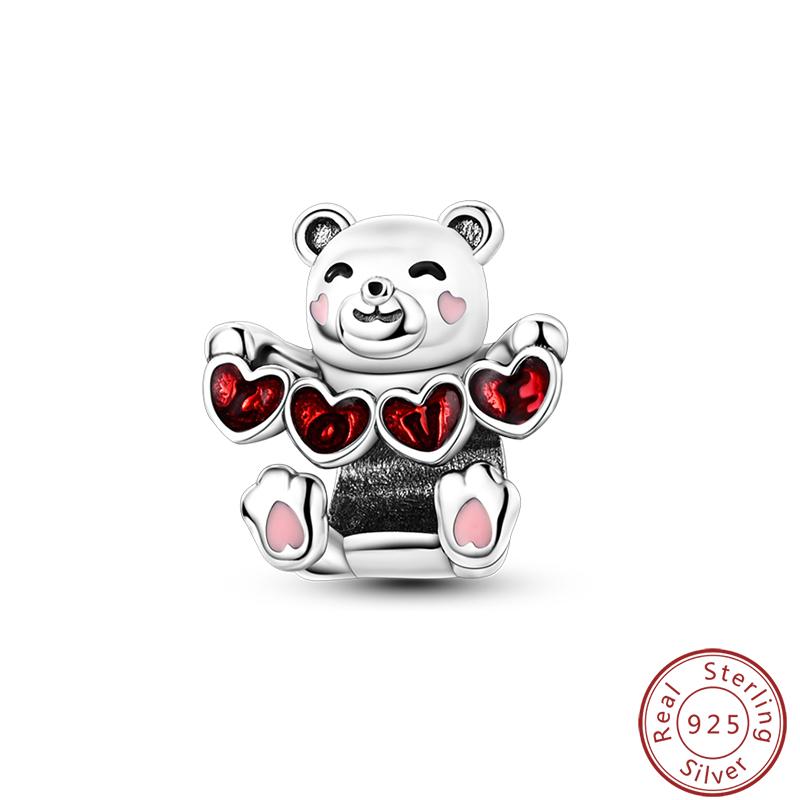 Red Copper Pomegranate Lipstick Apple Ladybug Playing Cards Charms Beads 3Mm Diy Fine Jewelry