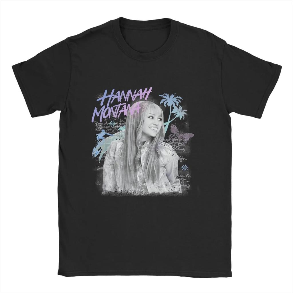 2026 Y2K Vintage Summer Hip Pop Hannah Montana 20th Anniversary TShirt Cotton Casual Print Tee Shirt for Women Unisex
