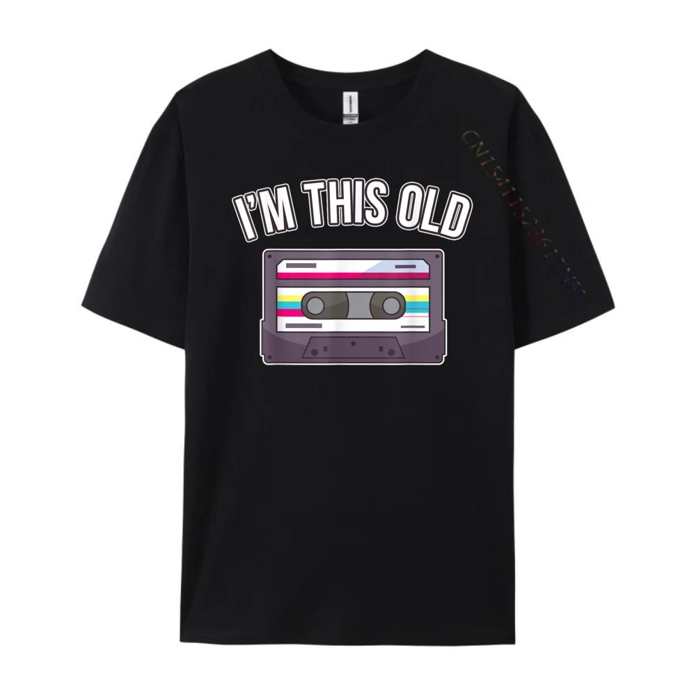 I M This Old Birthday Cassette Tape New T Shirt Christmas Graphic T Shirt Comfortable Tshirts Thanksgiving