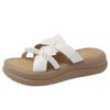 Beautiful thick-bottomed cool slippers women's summer wear new models with skirts fashionable beach slippers