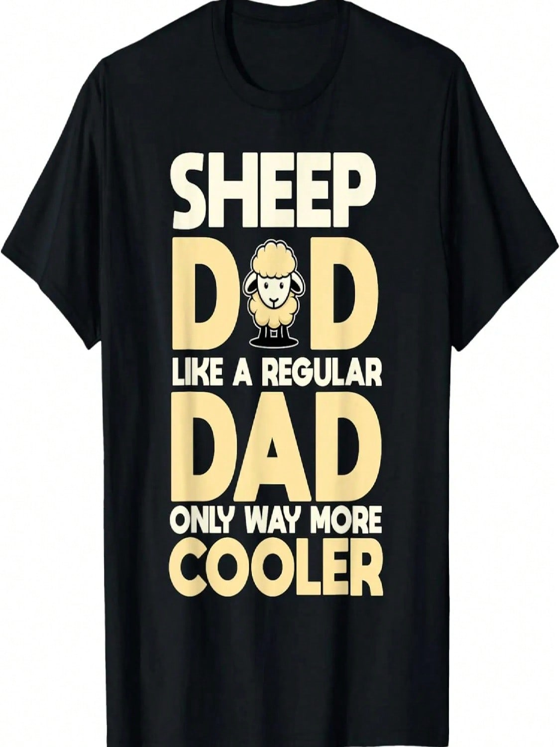 Sheep Dad Cooler Father s Day Sheep T-Shirt S разноцветный