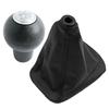 For Kia Cerato 2005-2012 Manual Gear Shift Stick Shifter Knob Dust-proof Cover PU Leather